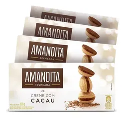 Kit Com 4 Chocolates Amandita De 200g (R$10,79 cada)