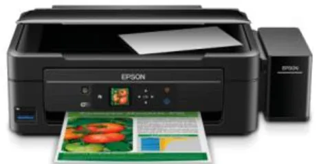 Multifuncional Epson Ecotank L455 Preta Wi-Fi, Impressora, Copiadora, Scanner por R$ 850