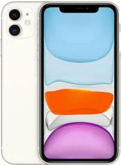 iPhone 11 Apple 128GB Branco Tela de 6,1”, Câmera Dupla de 12MP, iOS R$4548