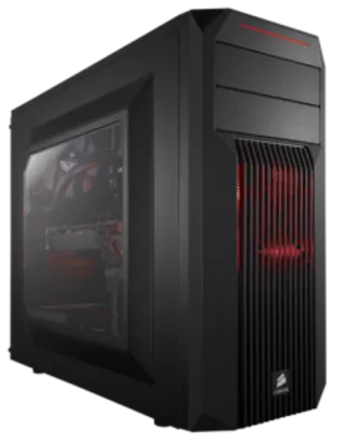 Gabinete Corsair Carbide SPEC-01 Red Led por R$240