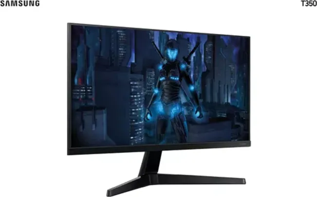 Samsung T350 - Monitor Gamer, 24", FHD, 75Hz, HDMI, VGA, Freesync, Preto