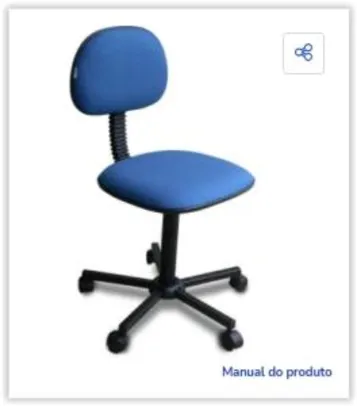 Cadeira Furniture Tropical II com Base Giratória | R$ 89
