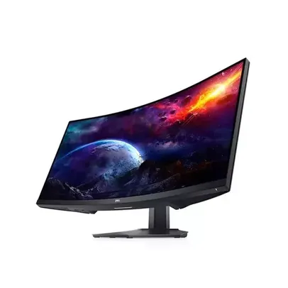 Monitor Dell Curvo Wqhd 34 S3422dwg Preto