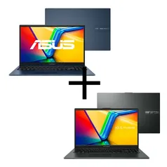 Notebook ASUS Vivobook 15 X1504ZA-NJ983 Quiet Blue + Notebook ASUS Vivobook Go 15 E1504FA-NJ1289 Mixed Black