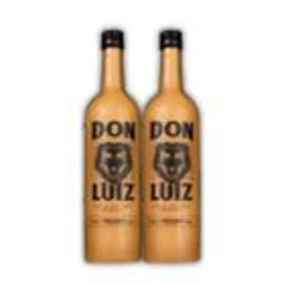 (CUPOM SELECIONADOS + PIX) Licor de Doce de Leite Don Luiz Dulce de Leche Cream 750ml Caixa C/2und