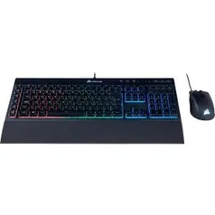 [CC SUB+AME] Combo Teclado e Mouse Corsair, K55 e Harpoon, ABNT2 RGB | R$227