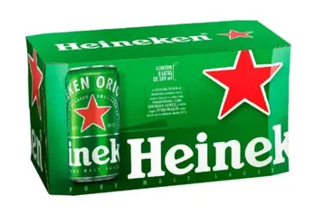 (Regional) (APP) (25% off 2° unidade) Cerveja Heineken Lata Puro Malte Lager 8 Unidades