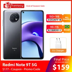 Smartphone Xiaomi Redmi 9T 4GB+64GB  | R$954