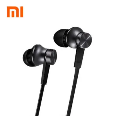 Fone de Ouvido Xiaomi Piston In Ear Earphones c/ Microfone - R$18