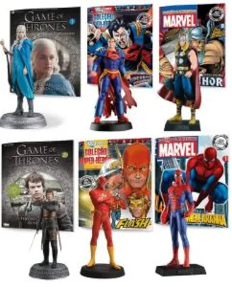 Seleção de Figurines da Eaglemoss DC, Marvel e Game of Thrones a partir de 49