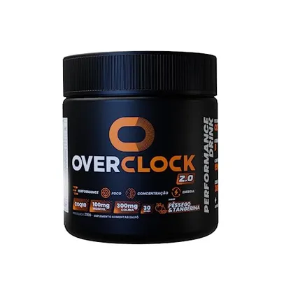 Suplemento em pó Nootrópico Overclock 2.0(Pêssego com Tangerina)