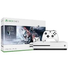 Console Microsoft Xbox One S 1TB + Star Wars Jedi: Fallen | R$ 1619
