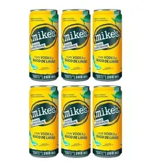 (Vip) Bebida Mista Mike's Hard Lemonade Limão Lata 269ml - 6 Unidades