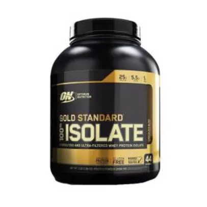 [CC SUB+AME R$142] Gold Standard 100% Isolate (2,91lb) - Chocolate - Optimum Nutrition R$202