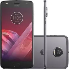 Smartphone Motorola Moto Z2 Play - Projector Edition Dual Chip 64GB Câmera 12MP - Platinum - R$ 1.816,14