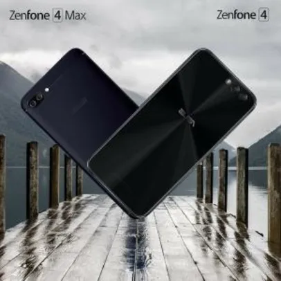 Zenfone 4 6GB/64GB + Zenfone 4 Max 3GB/32GB - R$ 2499