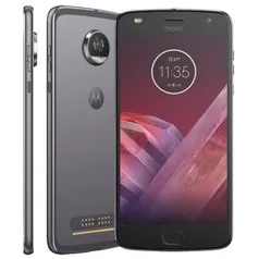 Smartphone Moto Z2 Play XT1710 Platinum com 64GB, Tela de 5.5'', Dual Chip, Câmera 12MP, Android 7.1, Processador Octa-Core e 4GB de RAM - R$ 1540