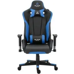 Cadeira Gamer Alpha Gamer Zeta Black Blue - AGZETA-BK-BL | R$900