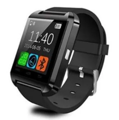 [SUBMARINO] Smartwatch U8 Preto Relógio Inteligente Bluetooth Android Iphone Por R$ 88,90