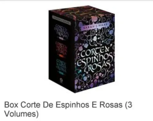 Box Corte de Espinhos e Rosas