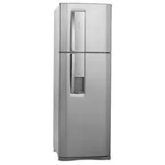 Refrigerador Electrolux Duplex DW42X Frost Free com Dispenser de Água e Controle de Temperatura Blue Touch 380 L - Inox - R$1.994