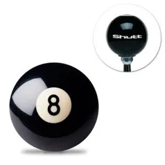 Manopla Bola 8 Bilhar de Câmbio 50mm Universal Esportiva Preto Redondo Tuning Shutt por R$23