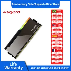 Memória Asgard Bragi V3 DDR4 2x8gb 4000mhz CL16 [Samsung B-Die]