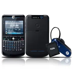 Smartphone Q11 - GSM, Wi-Fi, Câmera 3.0MP e Flash, Filmadora, MP3 Player, Bluetooth, Viva-Voz, Fone, Cabo de dados USB e Cartão 1GB - Motorola