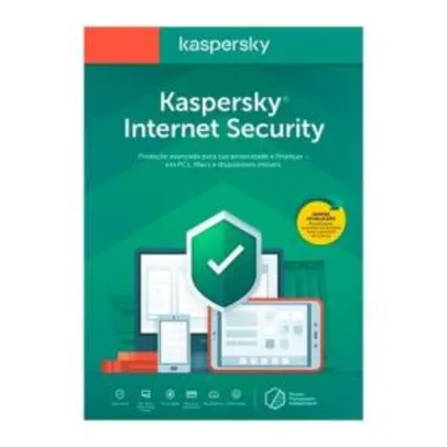 Kaspersky Internet Security 2020 Multidispositivos 1 PC Renovação