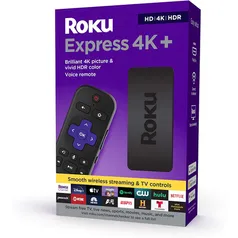 (SOUB+AME) Roku Express 4K + 2021 Streaming Media Player HD/4K/HDR