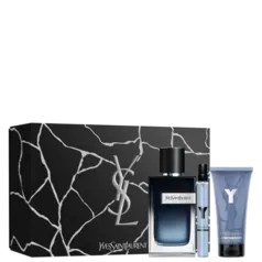 Conjunto Y Yves Saint Laurent Masculino (3 Produtos)