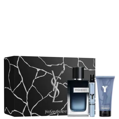 Conjunto Y Yves Saint Laurent Masculino (3 Produtos)