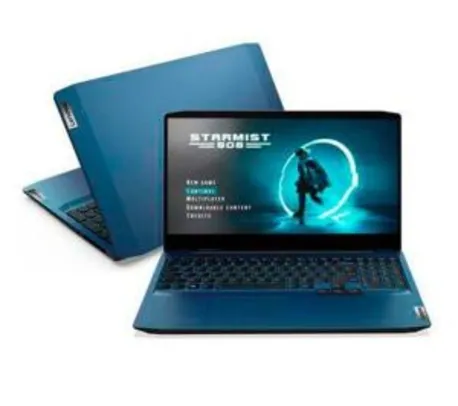 [App] Notebook Lenovo Ideapad 3i i7 8gb 512 ssd placa vídeo gtx 1650 | R$5618