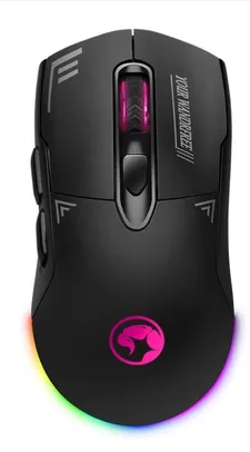 Mouse Gamer Marvo M803W, RGB, Wireless, 4800DPI, 7 Botoes, Preto, M803W-BK