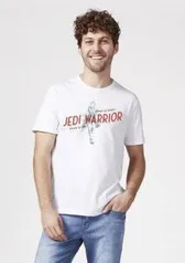 Camiseta Manga Curta Estampada Star Wars - Branco R$ 35