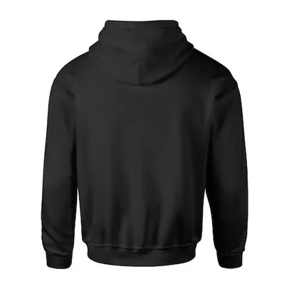 Blusa Moletom Masculina Liso Algodão Com Capuz Bolso