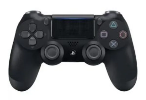 Controle para PS4 Sem Fio Dualshock 4 Sony - Preto | R$198