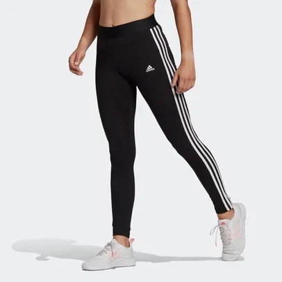 Legging Essentials 3-Stripes Adidas Tamanho EP P e M