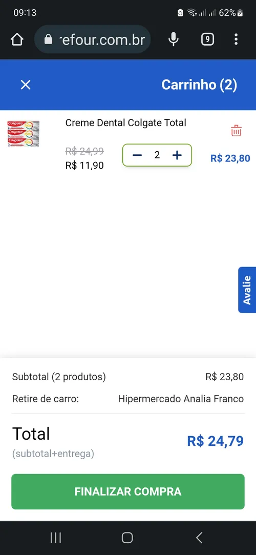 Imagen na descrição da promoção