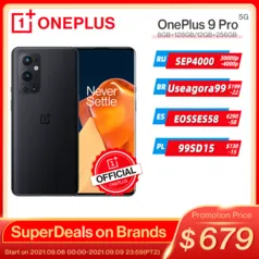 Smartphone OnePlus 9 Pro (8GB/128GB)