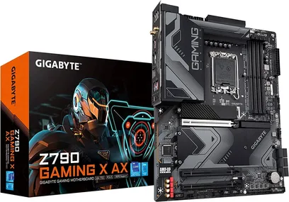 Product photo Placa Mãe Gigabyte Z790 Gaming X AX, LGA 1700, ATX, Ddr5