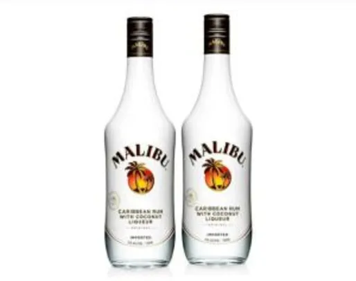 2 Unidades de Rum Malibu 750ml Original | R$86