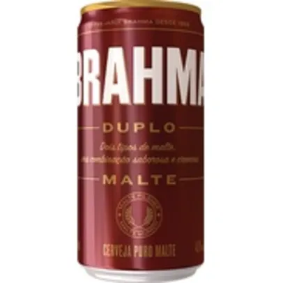 Cerveja Brahma Duplo Malte Lata 269ml