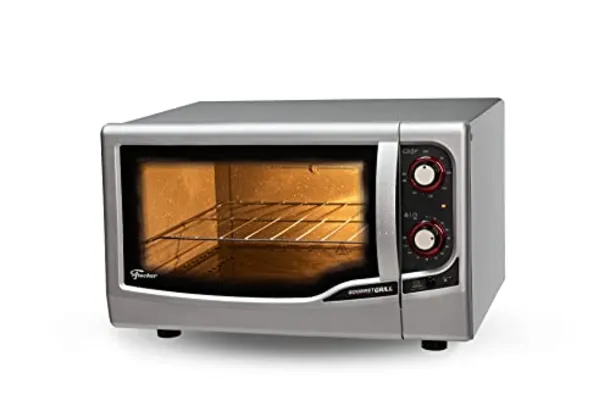 FISCHER FORNO ELÉTRICO BANCADA GOURMET GRILL 44L PRATA 127V 9741-79183