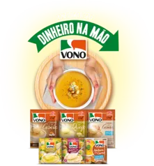 Promoção VONO - Compre R$ 10 em produto + Ganhe R$ 10 de volta - Apenas Estados SP, SC, PR e RS