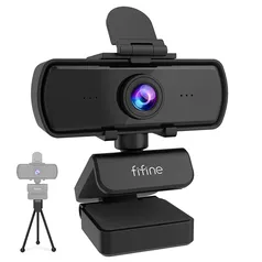 Fifine 1440p Webcam Completa Com Microfone, Tripé, Usb - k420