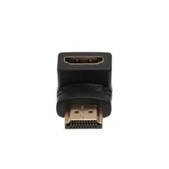 ADAPTADOR HDMI EM L MACHO-FÊMEA 90º