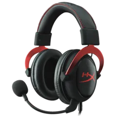 Headset Gamer HyperX Cloud II, Som Surround 7.1, Drivers 53mm, USB e P3, Preto e Vermelho, KHX-HSCP-