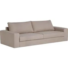 Sofá 3 Lugares Burton Sued Rato 2B 2,20m - Divani  ((Frete RJ R$49,90)) Preço regular De: R$1.399,99 por R$ 800,00