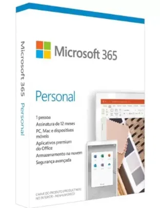 [Leve 2 R$ 59] Microsoft 365 Personal Office 365 apps 1TB